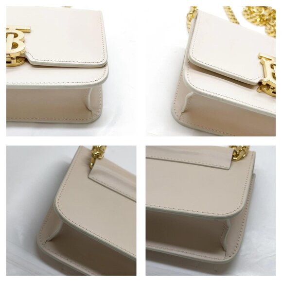 Authentic Burberry Pink Leather Crossbody Bag mn585-112525 - Picture 7 of 16